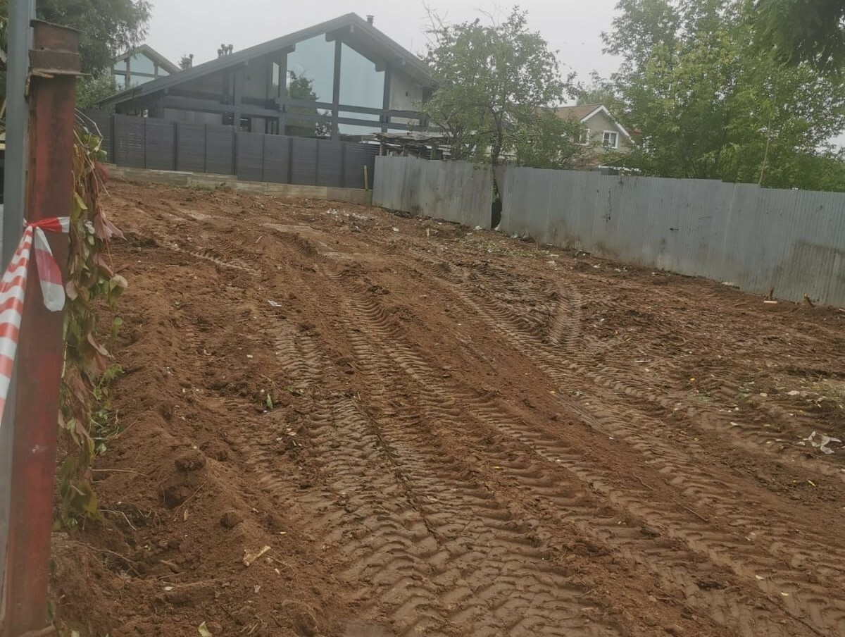 зачистка участка