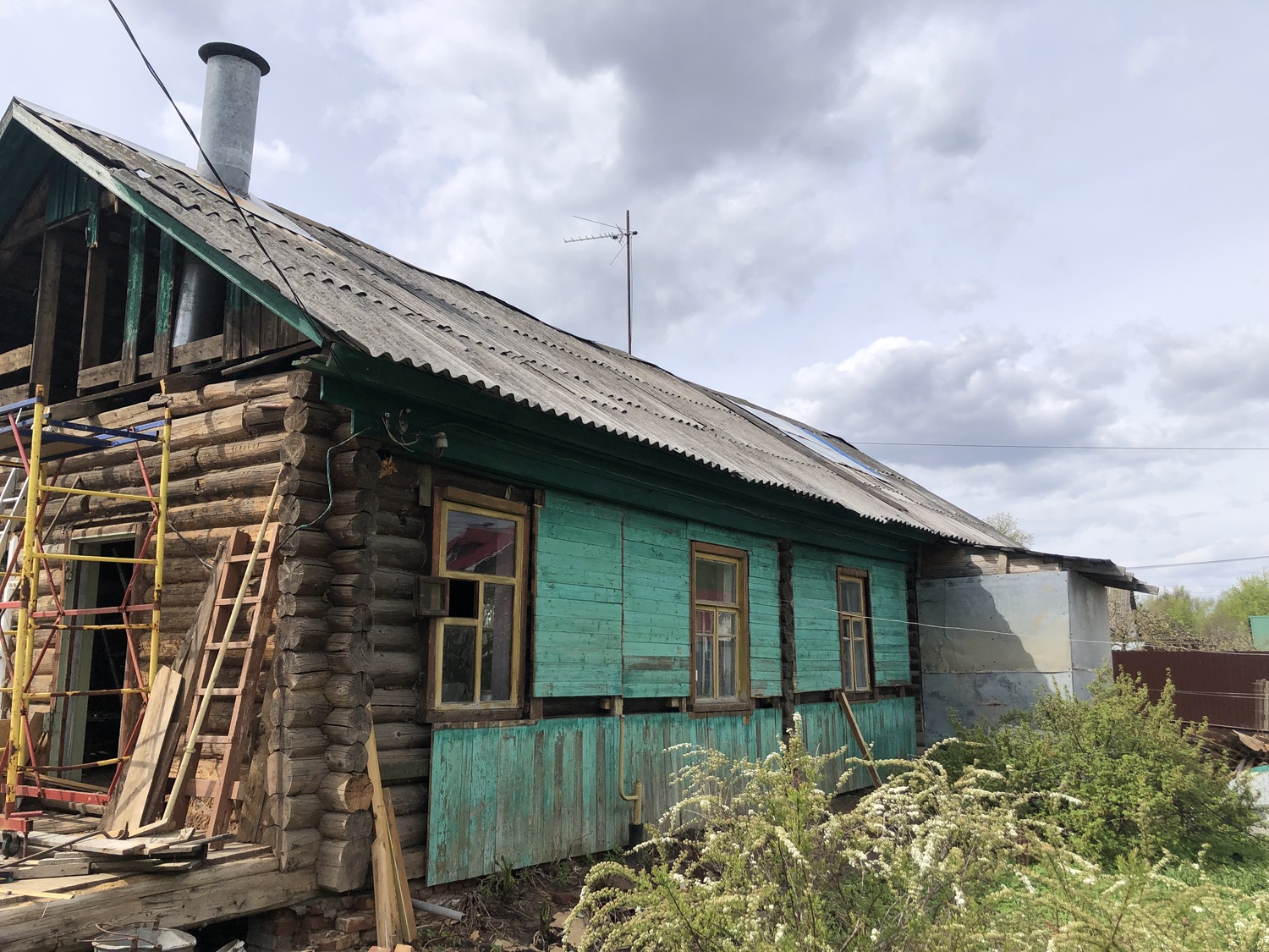 демонтаж дома из бревна