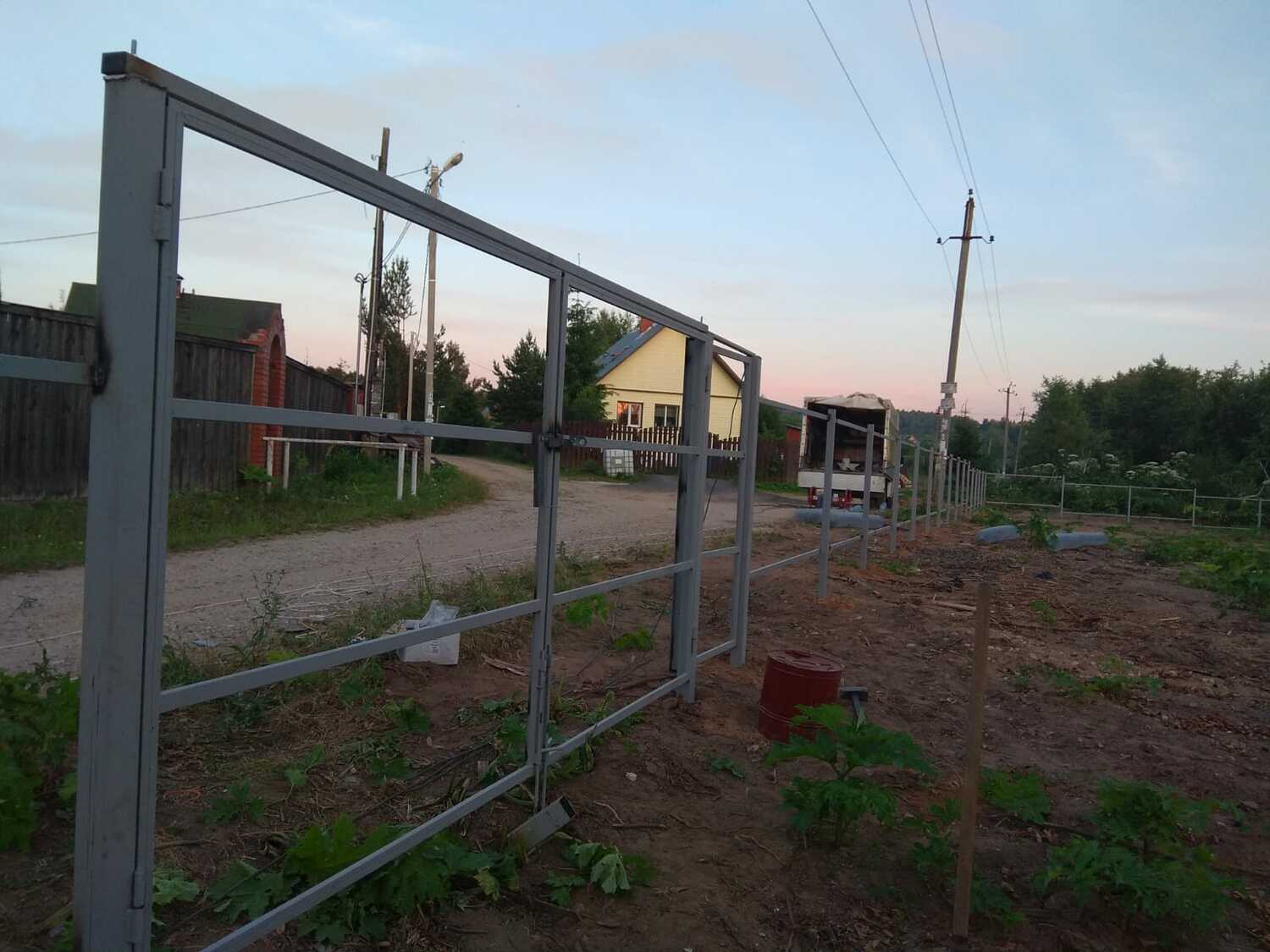 демонтаж дачного забора